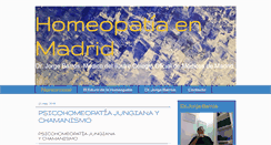 Desktop Screenshot of homeopatiamadrid.net